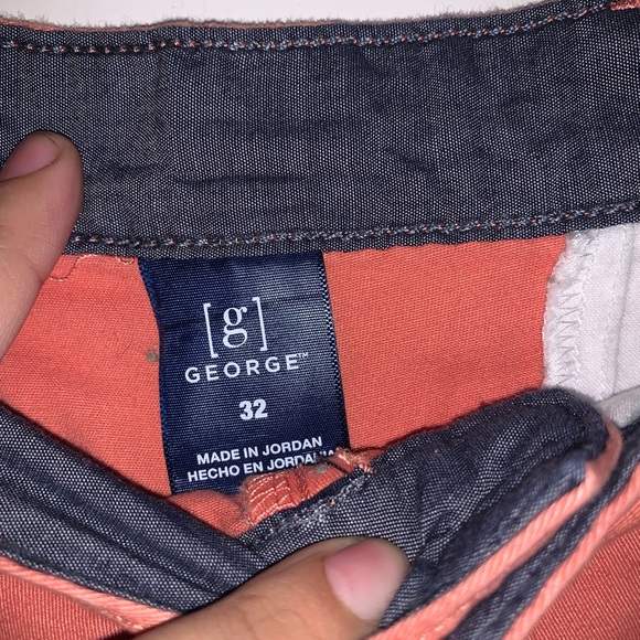 Men’s Size 32 Salmon Colored Flat Front Shorts - Picture 7 of 12